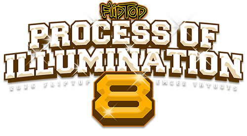 FlipTop Process of Illumination 8 Tryouts Logo